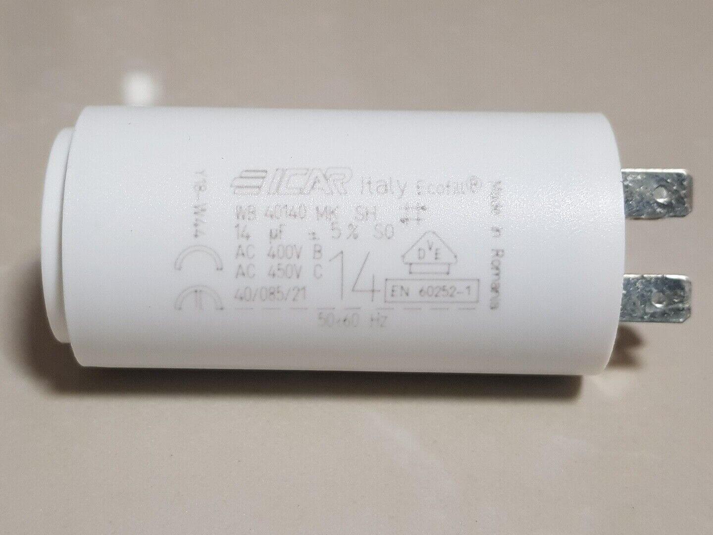 ICAR 14μF/450V running capacitor 50/60Hz 4 pins applicable to electric motor pump fan and dryer - Hankemotor - AU