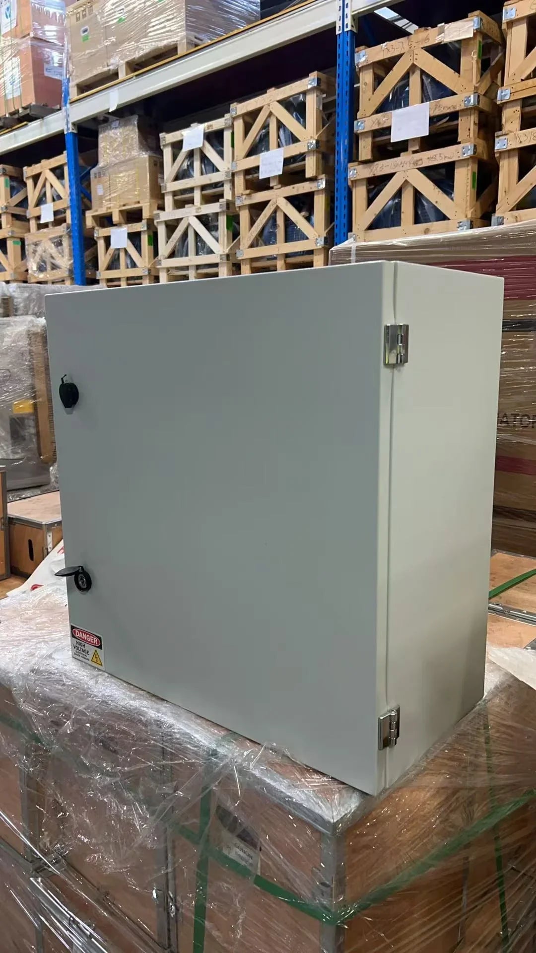 400x500x250mm Carbon Steel Electrical Enclosure Box 1.5mm thickness IP66 double lock catch Wall Mount - Hankemotor - AU
