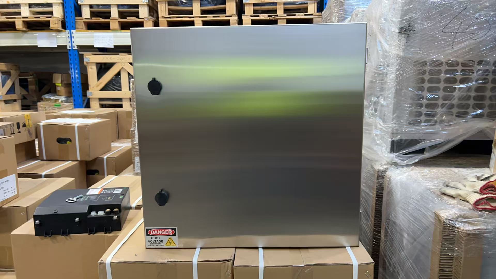 800x800x400mm 1.5mm thickness double lock catch 304 stainless Steel IP66 Electrical Enclosure Box - Hankemotor - AU