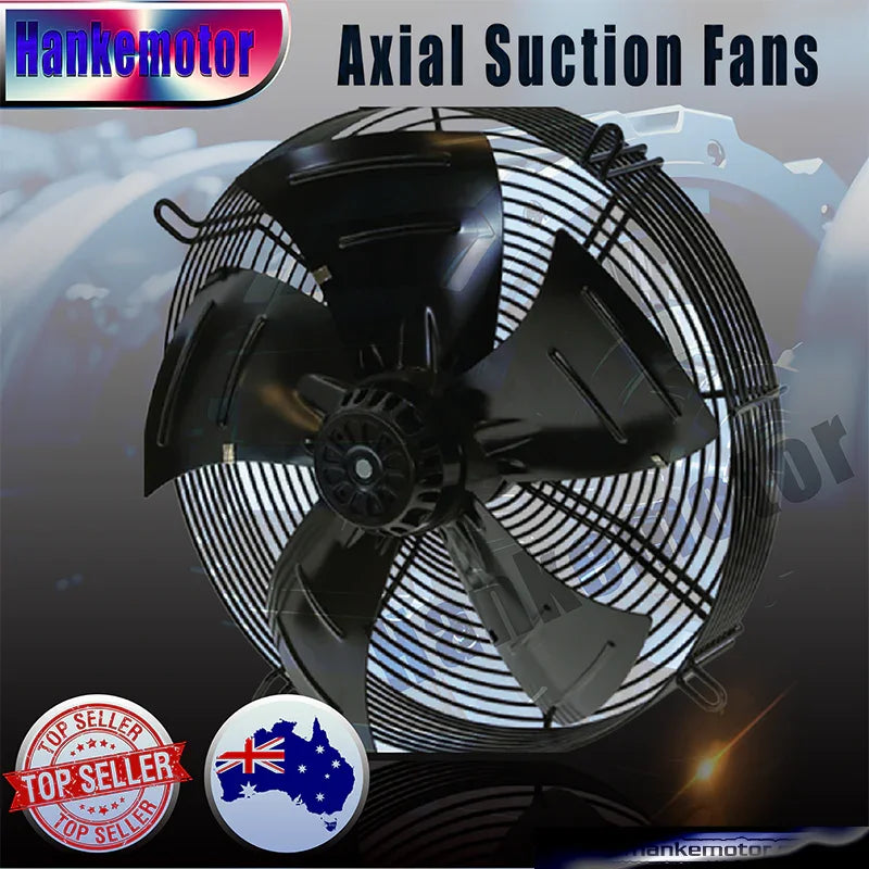 YWF4E 250mm 2pole Suction Axial Fan - Fits Evaporative Refrigerators 2850rpm 1-Phase 240V - Hankemotor - AU