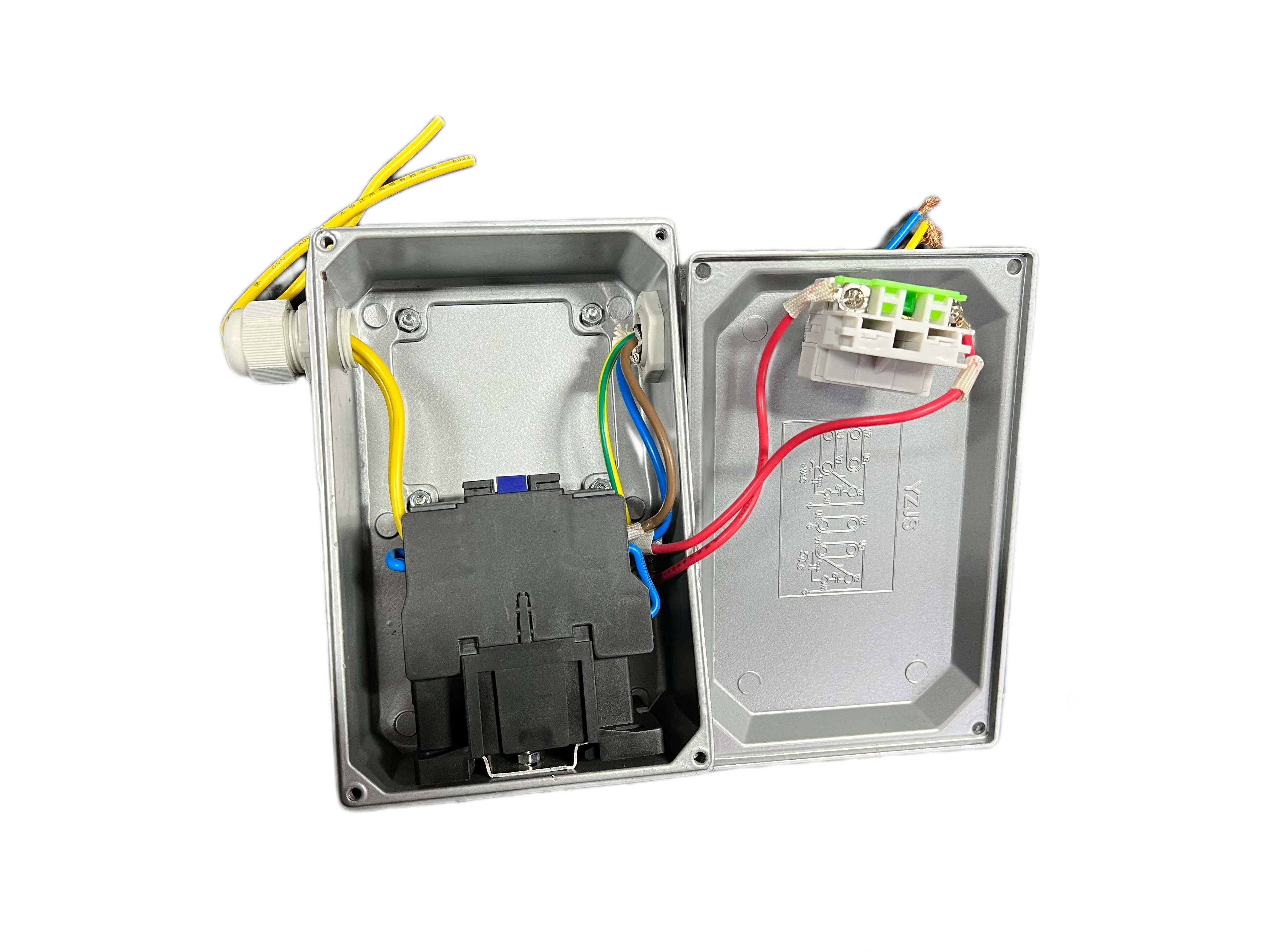 Push Button Switch Box Momentary self release single phase alloy metal relay 3kw - Hankemotor - AU