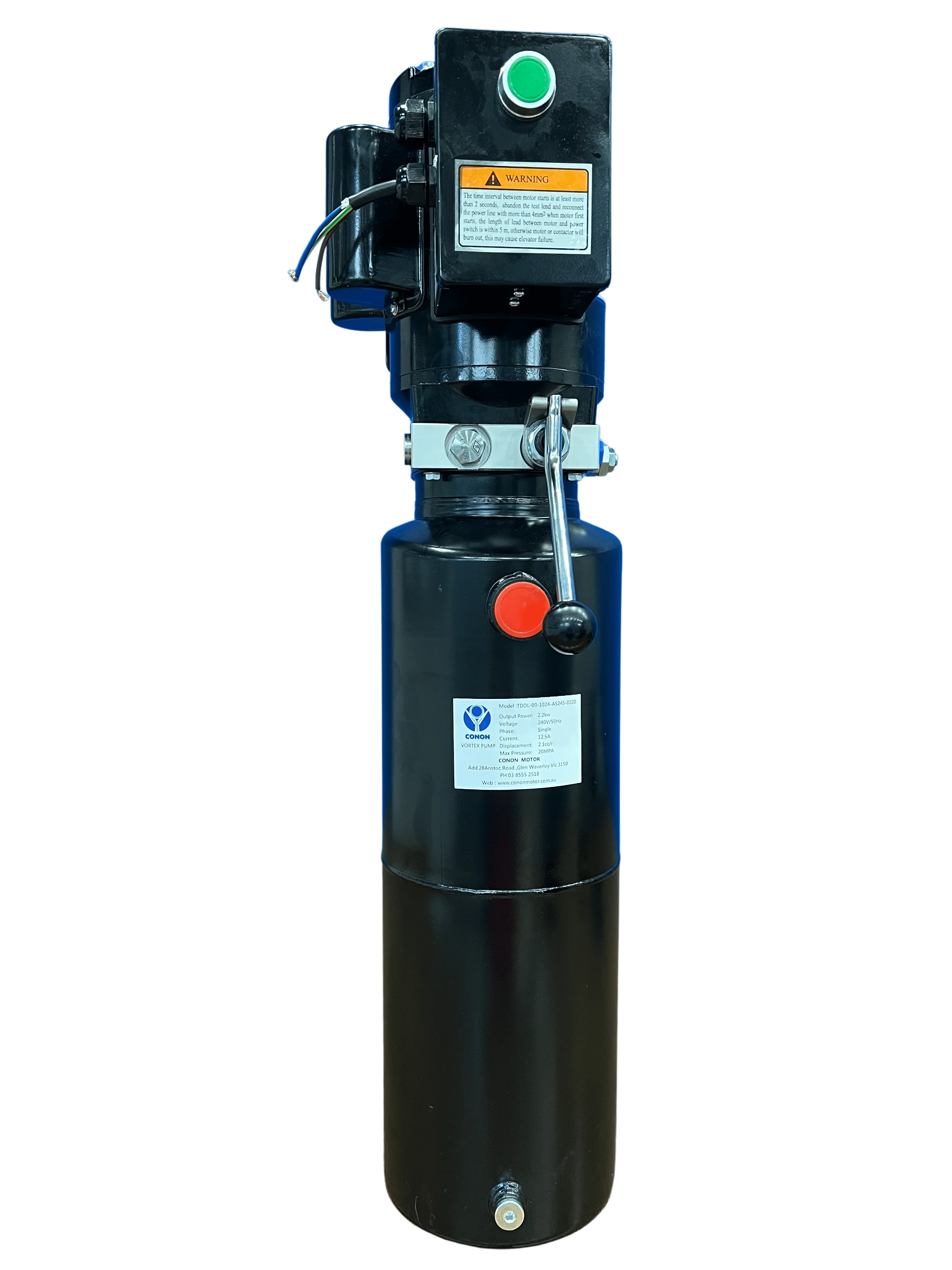 Single 12L Hydraulic Power Unit Auto Lifts cast iron Pump Vehicle Car Hoist Lift - Hankemotor - AU