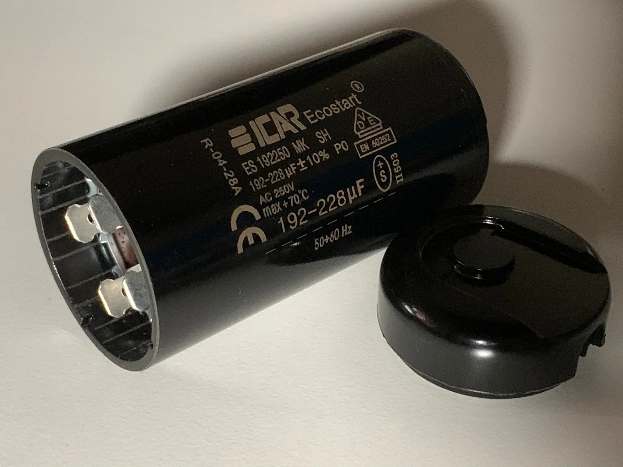 ICAR quality starting capacitor 250VAC 192UF - 228 uf Motor Fan 50/60Hz - Hankemotor - AU