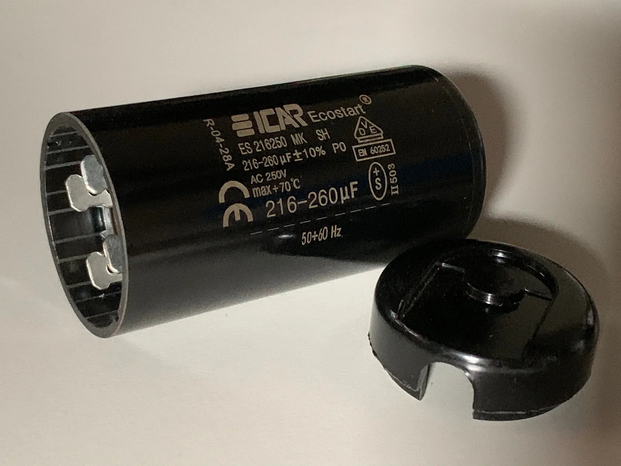ICAR quality starting capacitor 250VAC 216UF - 260 uF Motor Fan 50/60Hz - Hankemotor - AU