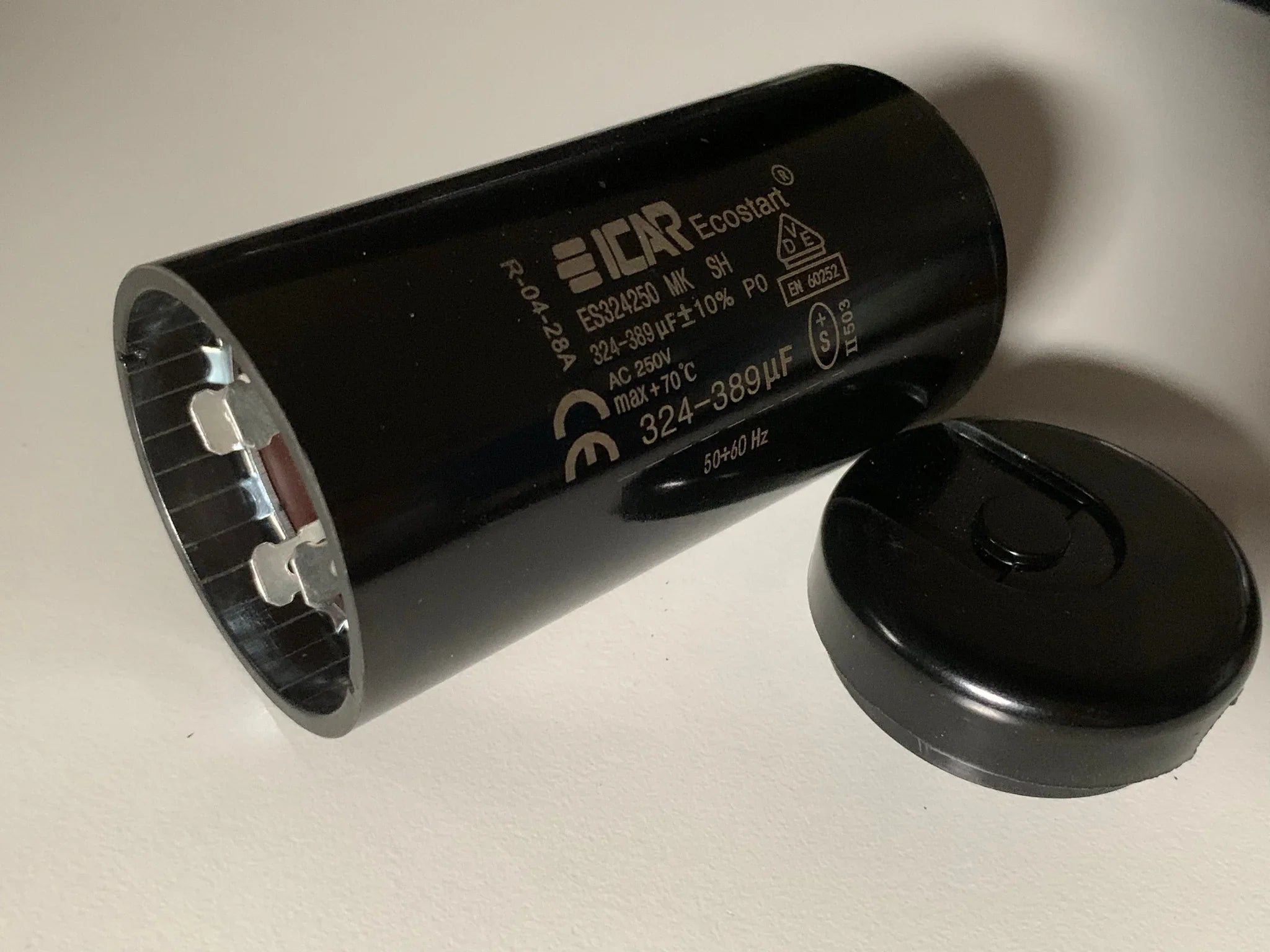 ICAR quality starting capacitor 250VAC 327UF - 389 uF Motor Fan 50/60Hz - Hankemotor - AU