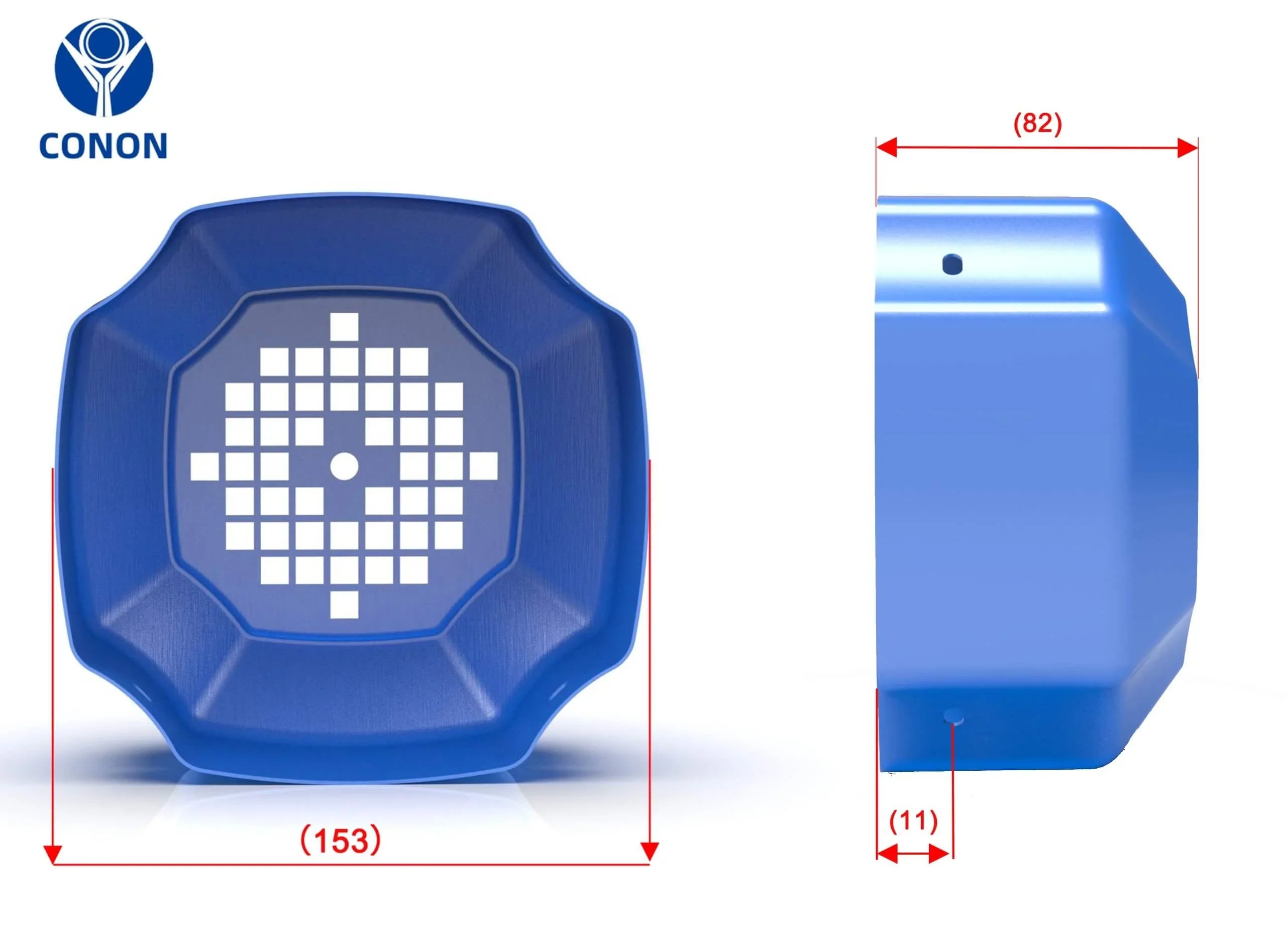 Frame number 80-132YX3 three-phase asynchronous motor fan cover 4 mounting holes - Hankemotor - AU