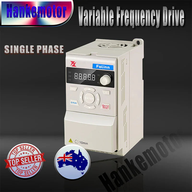 4kw/5.5HP 240V Single to Three Phase Variable Frequency Drive Inverter VSD VFD - Hankemotor - AU