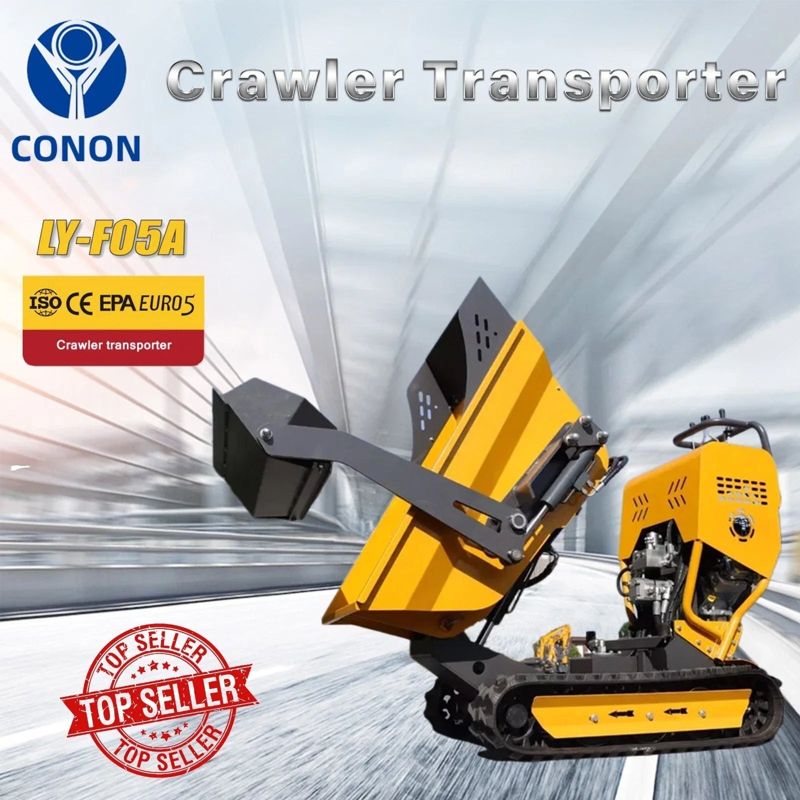 2024 new LY-F05A crawler dump small dump truck electric start - Hankemotor - AU