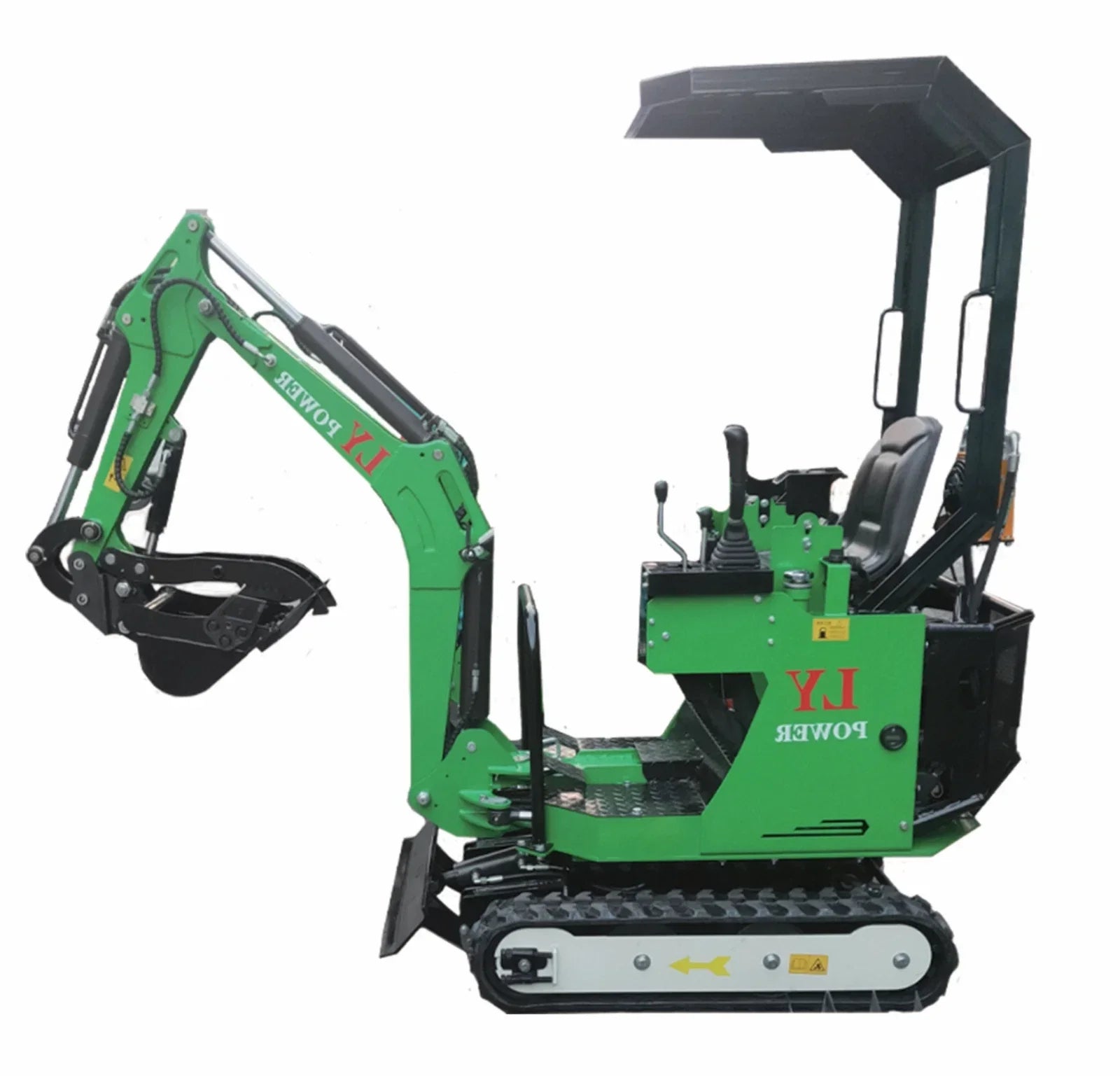 New MINI Excavator 1.0T Breton Gasoline Engine 12HP Green & Blue - Hankemotor - AU