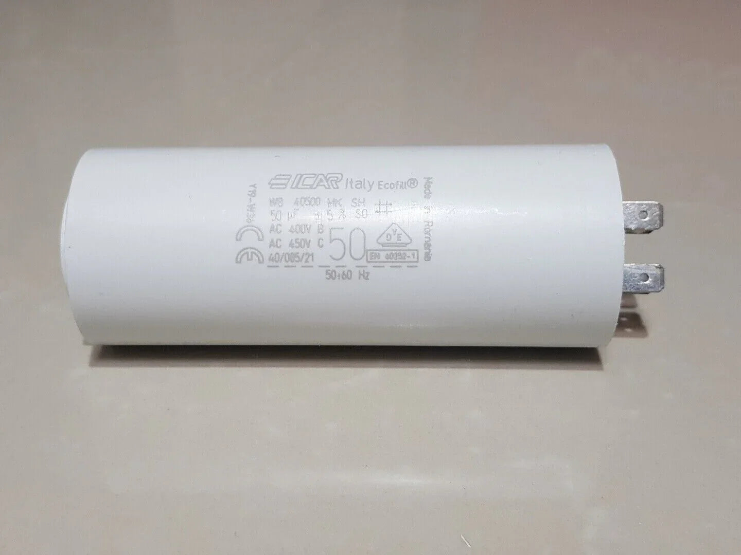 ICAR 50μF/450V running capacitor 50/60Hz 4 pins applicable to electric motor pump fan and dryer - Hankemotor - AU