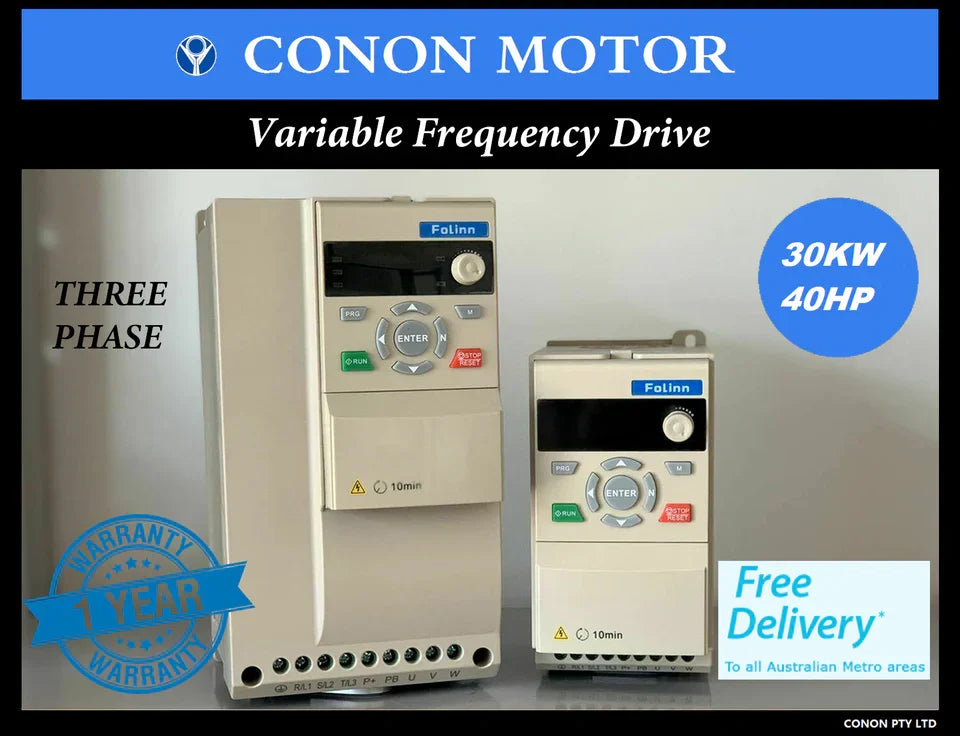 30kw 40HP 415V Three Phase Variable Frequency Drive Inverter VSD VFD LATHE CNC - Hankemotor - AU