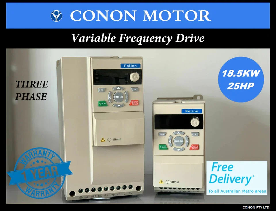 18.5kw 25HP 415V Three Phase Variable Frequency Drive Inverter VSD VFD LATHE CNC - Hankemotor - AU