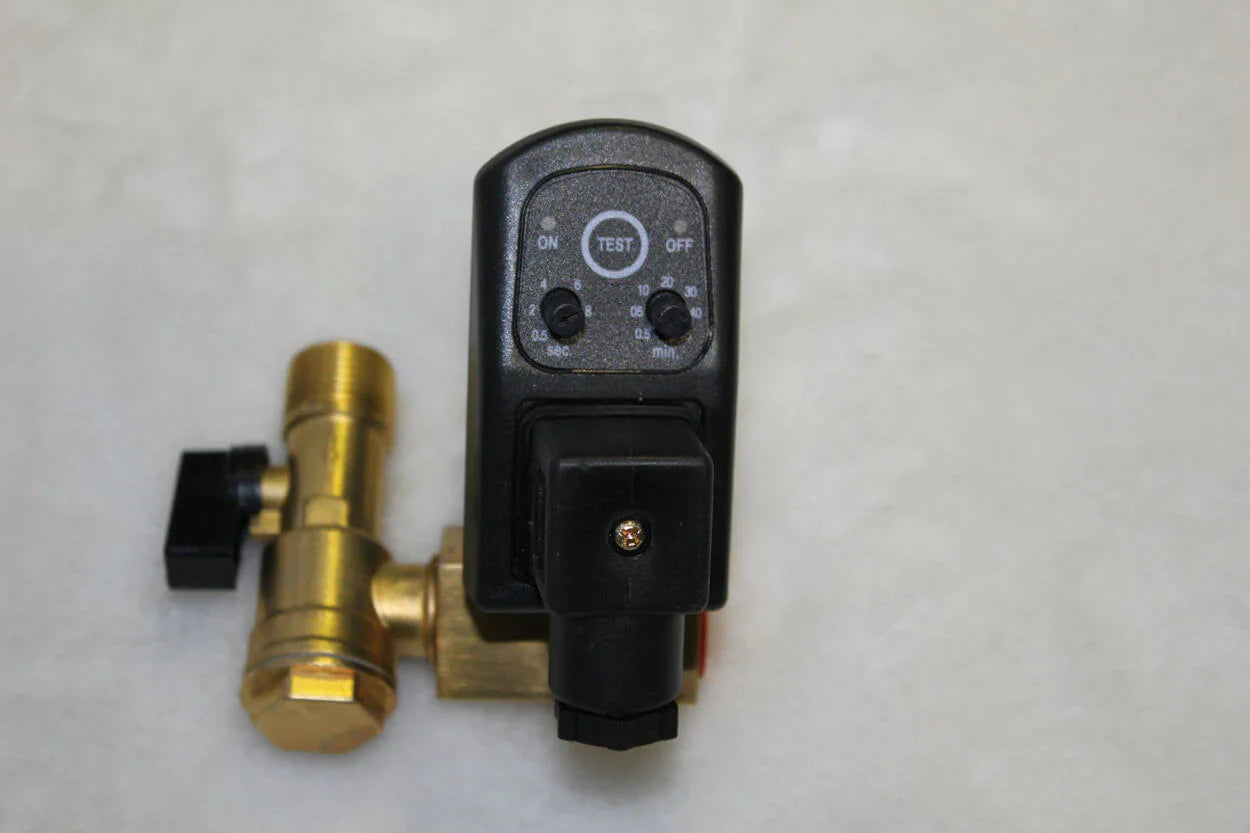 Electronic Drain Valve. AVC, Timer Controlled, Auto Drain, Moisture Drain. - Hankemotor - AU