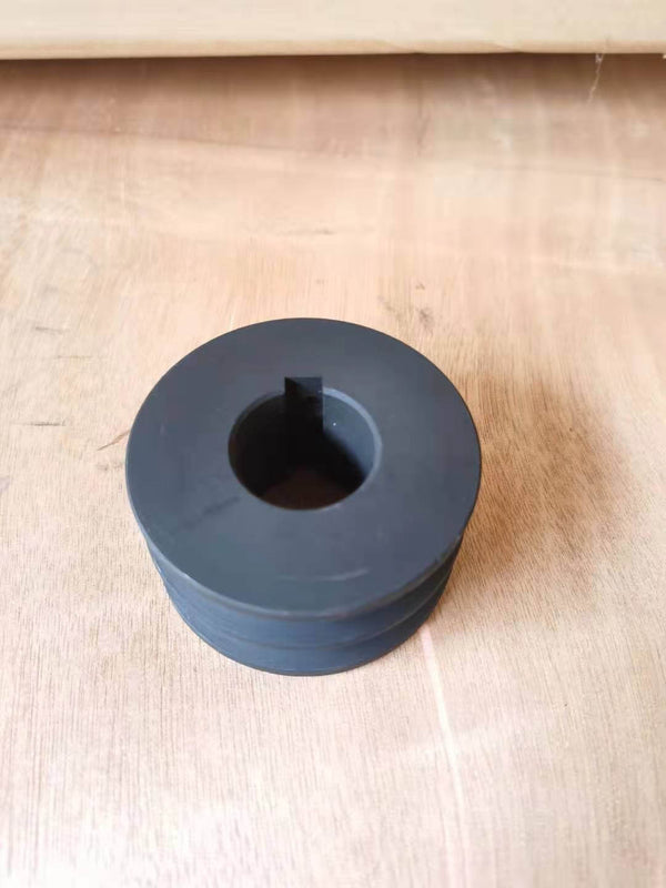 2 GROOVE CAST IRON ELECTRIC MOTOR PULLEY SHEAVE 8.25", TWO GROOVE 3L 4L A BELTS