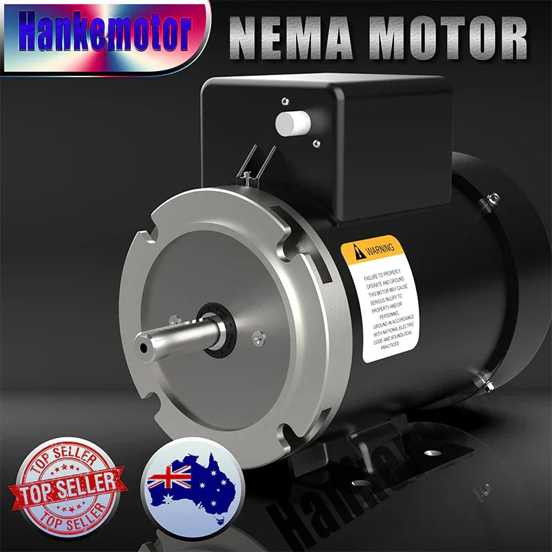 2.2KW 3HP Single Phase NEMA Electric Motor 240V 2850rpm FRAME 56 1Ph CSCR 3/4