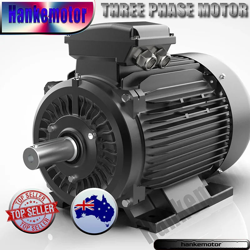 Brand-new 4P 1400rpm 15kw 20HP 42mm shaft diameter Electric motor 3 phase 415v pump mining machine - Hankemotor - AU