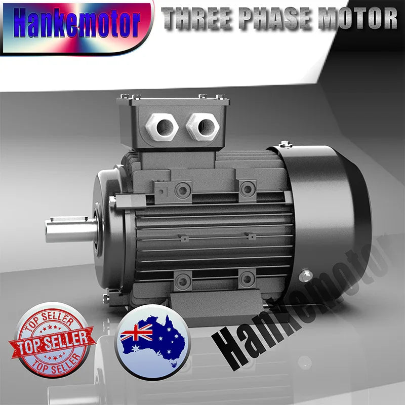 Brand-new 4poles 1400RPM 0.18kw 0.25HP shaft 11mm Electric motor 240/415V - Hankemotor - AU