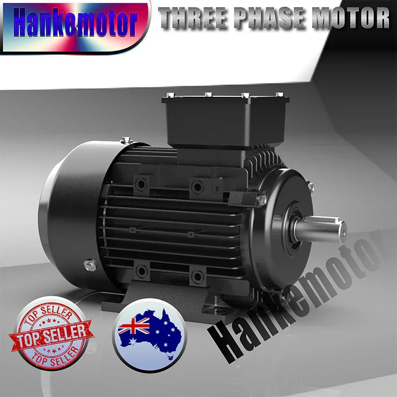 Brand-new 4poles 1400RPM 0.18kw 0.25HP shaft 11mm Electric motor 240/415V - Hankemotor - AU