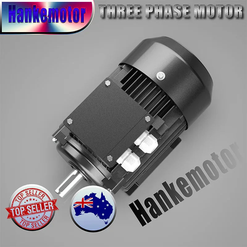Brand-new 4poles 1400RPM 0.18kw 0.25HP shaft 11mm Electric motor 240/415V - Hankemotor - AU