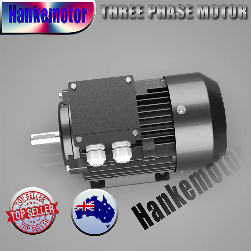 Brand-new 4poles 1400RPM 0.18kw 0.25HP shaft 11mm Electric motor 240/415V - Hankemotor - AU