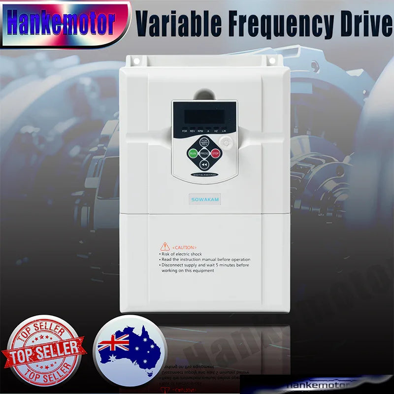 5.5kW Single 240v to 415V Motor Driver Frequency Inverter Electric VFD - Hankemotor - AU