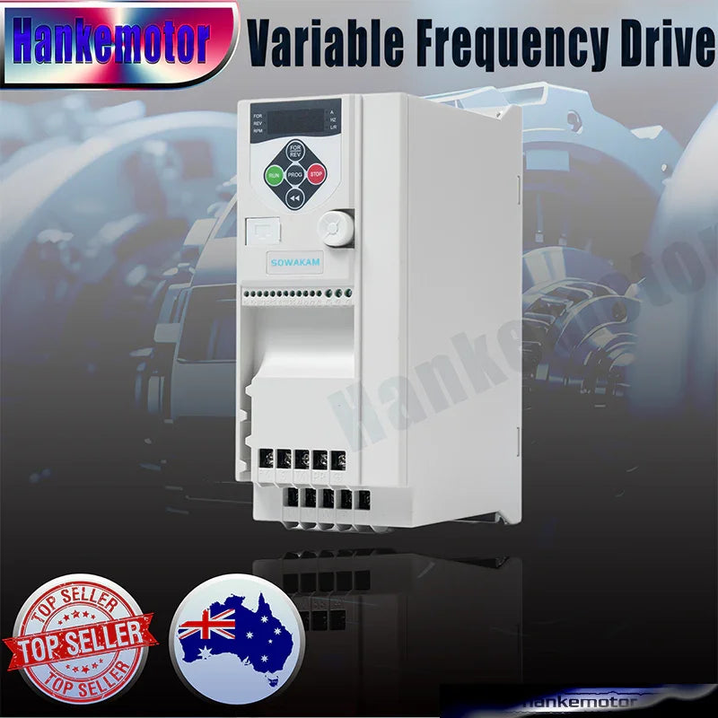 0.75kW Single 240v to 415V Motor Driver Frequency Inverter Electric VFD - Hankemotor - AU