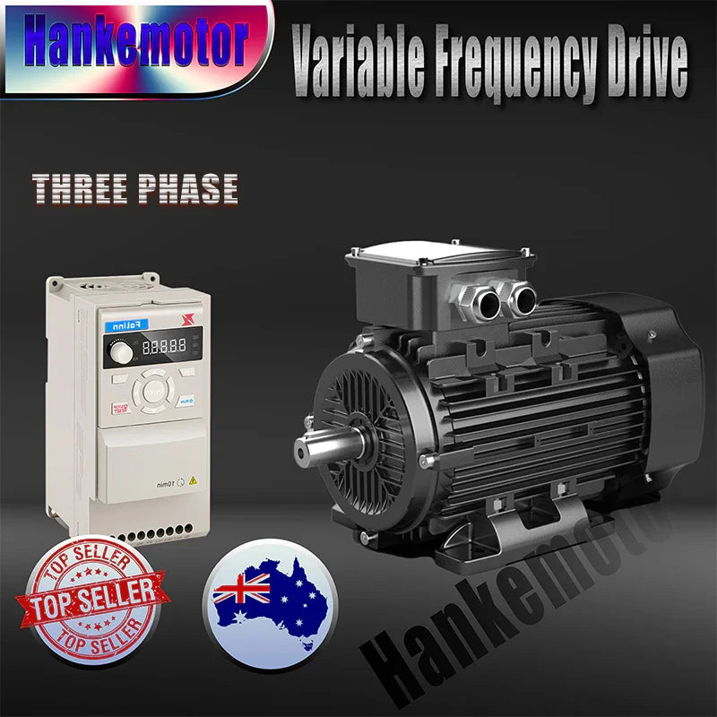 7.5kw/10HP 415V Three Phase Variable Frequency Drive Inverter VSD VFD - Hankemotor - AU
