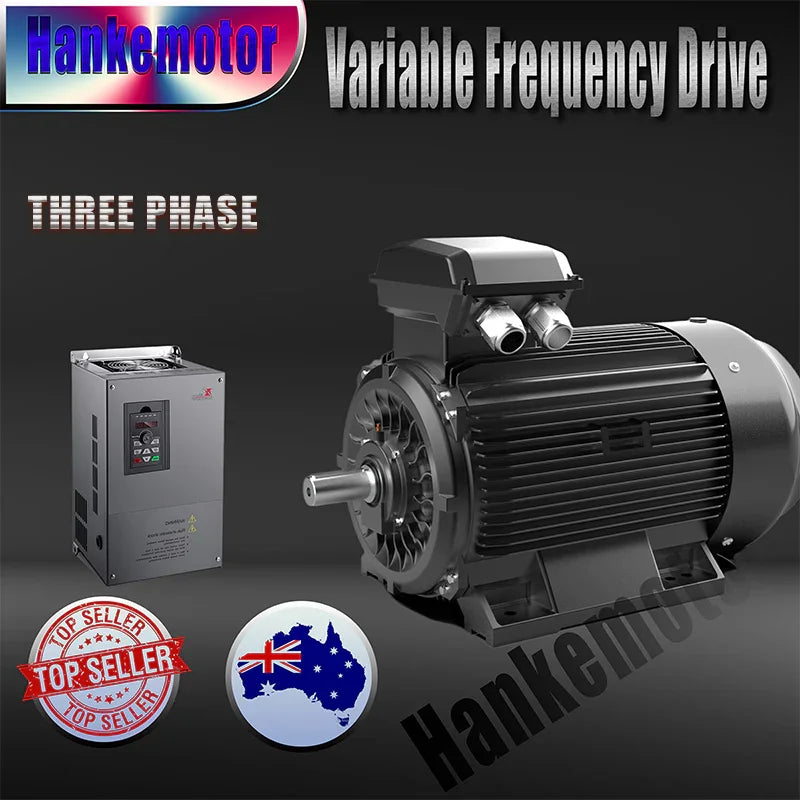 132KW/176HP 113A 415V AC 3 phase variable frequency drive inverter VSD VFD Lathe - Hankemotor - AU