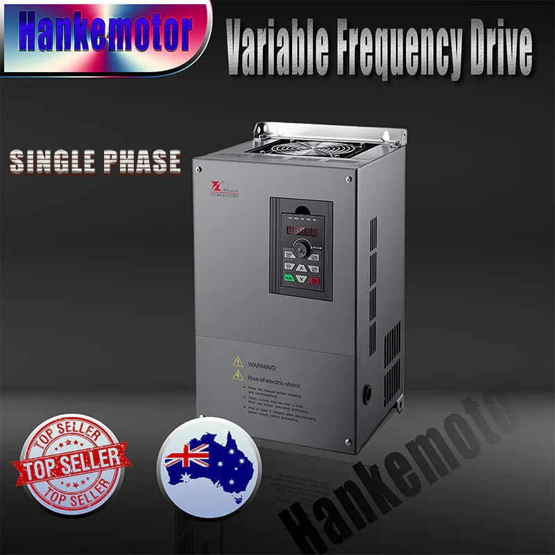 Single Phase varaible frequency drive with Electric motor speed control package - Hankemotor - AU