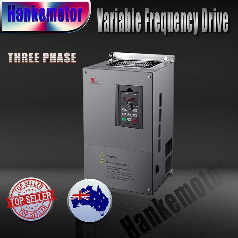 132KW/176HP 113A 415V AC 3 phase variable frequency drive inverter VSD VFD Lathe - Hankemotor - AU