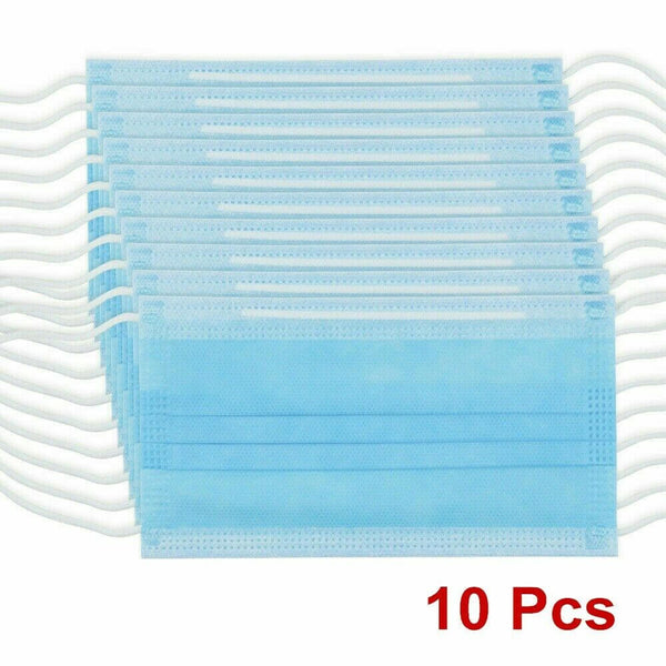 Disposable AntiBacteria Face Mask 10 Pack cononmotor
